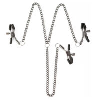 Sei Mio Triple Tease Adjustable Nipple & Clit Clamp Set